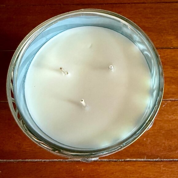 Beautiful 3-Wick Candle Holder - Bronze with Blue Gems by Bath & Body Works - Picture 5 of 5